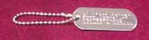 Key Tag with Chain